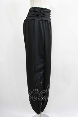 画像2: NieR Clothing / サイド切替パンツ  黒 H-25-07-01-027-PU-PA-KB-ZH