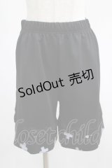 NieR Clothing / 切替HALF PANTS  黒 H-25-07-01-028-PU-PA-KB-ZH