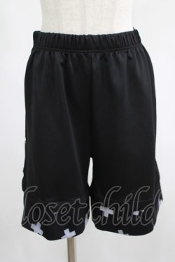 画像1: NieR Clothing / 切替HALF PANTS  黒 H-25-07-01-028-PU-PA-KB-ZH