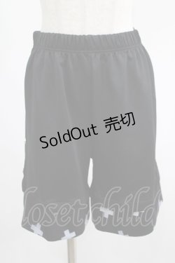 画像1: NieR Clothing / 切替HALF PANTS  黒 H-25-07-01-028-PU-PA-KB-ZH