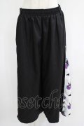 NieR Clothing / 2WAY SIDE ZIP WIDE PANTS  黒 H-25-07-01-029-PU-PA-KB-ZH