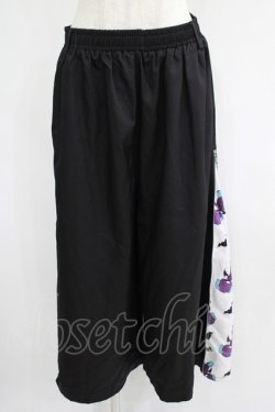 画像1: NieR Clothing / 2WAY SIDE ZIP WIDE PANTS  黒 H-25-07-01-029-PU-PA-KB-ZH