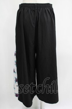 画像3: NieR Clothing / 2WAY SIDE ZIP WIDE PANTS  黒 H-25-07-01-029-PU-PA-KB-ZH