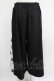 画像3: NieR Clothing / 2WAY SIDE ZIP WIDE PANTS  黒 H-25-07-01-029-PU-PA-KB-ZH (3)