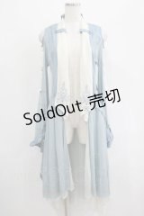 Ozz oneste / 和チャイナ着物袖カーデ  サックス H-25-07-02-1025-OO-TO-KB-ZH