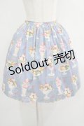 Jane Marple / Sweet & Coolのスカート M ブルーグレイ H-25-07-02-1005-JM-SK-KB-ZH