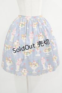 Jane Marple / Sweet & Coolのスカート M ブルーグレイ H-25-07-02-1005-JM-SK-KB-ZH