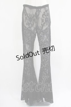 画像1: KILL STAR / レースパンツ L 黒 H-25-07-02-1040-SL-PA-KB-ZH