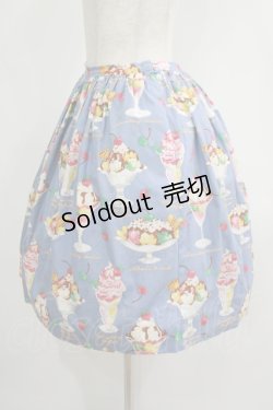画像2: Jane Marple / Sweet & Coolのスカート M ブルーグレイ H-25-07-02-1005-JM-SK-KB-ZH