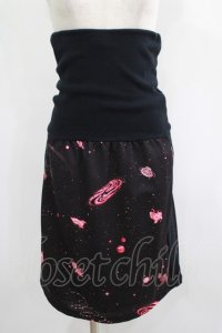 MILK / COSMOチューブスカート  黒 H-25-07-02-1041-ML-SK-KB-ZH