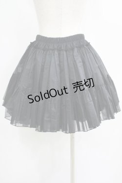 画像3: kuroobi / 遮熱パニエ(甘ロリ/40cm丈)  ブラック H-25-07-02-1048-GO-SK-KB-ZH