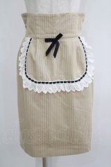MILK / スザンナスカート  ミルクティーストライプ H-25-07-02-1050-ML-SK-KB-ZH