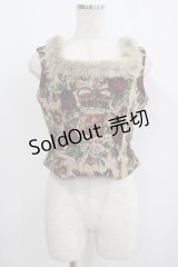 Jane Marple / Crown & Lily Gobelin Bustier M ベージュ H-25-07-02-1054-JM-TO-NS-ZH