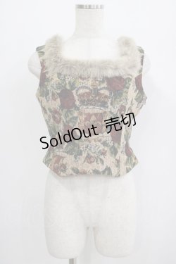 画像1: Jane Marple / Crown & Lily Gobelin Bustier M ベージュ H-25-07-02-1054-JM-TO-NS-ZH