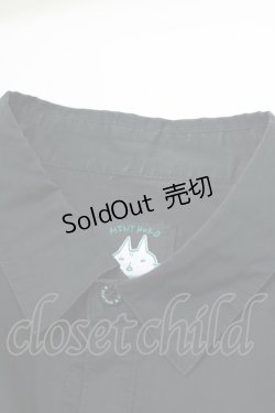 画像4: MINT NeKO / ネコヨークシャツワンピース  黒 H-25-07-02-1056-HN-OP-KB-ZH
