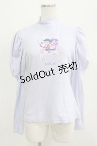 MILK / Kiki&Lala Horse Ridingパフトップス  ラベンダー H-25-07-02-1059-ML-TO-KB-ZH