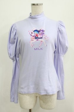 画像1: MILK / Kiki&Lala Horse Ridingパフトップス  ラベンダー H-25-07-02-1059-ML-TO-KB-ZH