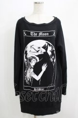 KILL STAR / The Moon SWEAT  L 黒 H-25-07-02-1060-SL-TO-KB-ZH
