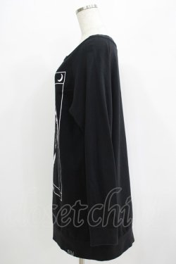 画像2: KILL STAR / The Moon SWEAT  L 黒 H-25-07-02-1060-SL-TO-KB-ZH