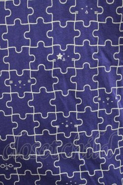 画像4: MINT NeKO / PUZZLE ZIPパーカー  青 H-25-07-02-1069-HN-TO-KB-ZH