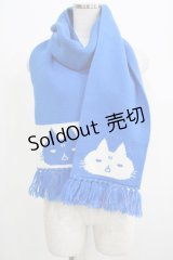 MINT NeKO / ネコマフラー  ブルー H-25-07-02-1077-HN-ZA-KB-ZH
