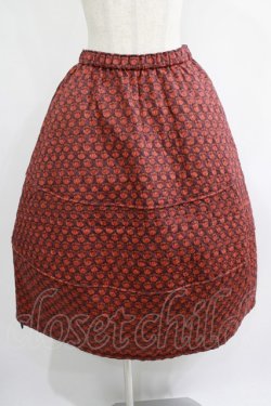画像1: Jane Marple Dans Le Salon / Tudor tulip matelasse skirt  ネイビー H-25-07-02-1010-JM-SK-KB-ZH