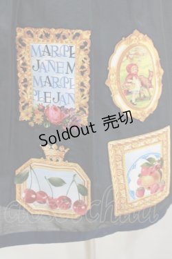 画像4: Jane Marple / Anniversaryフレームのデコパージュスカート  ネイビー H-25-10-14-021-JM-SK-KB-ZT257