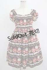 Emily Temple cute / タルト＆クリームワンピース  茶 H-25-07-02-1019-ET-OP-KB-ZH