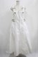 画像1: Candy Stripper / W BELTED DRESS  WHITE H-25-07-02-1023-PU-OP-KB-ZH (1)