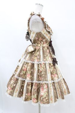 画像3: Angelic Pretty / Rosy Rose Princessジャンパースカート Free ブラウン H-25-07-03-025-AP-OP-NS-ZH
