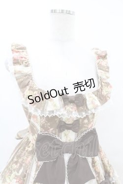 画像4: Angelic Pretty / Rosy Rose Princessジャンパースカート Free ブラウン H-25-07-03-025-AP-OP-NS-ZH