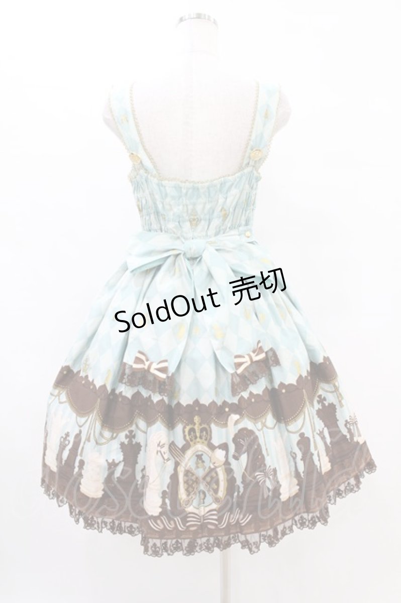 画像2: Angelic Pretty / Chess Chocolate ジャボ付ジャンパースカート Free ミント H-25-07-03-026-AP-OP-NS-ZH (2)