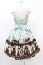 画像2: Angelic Pretty / Chess Chocolate ジャボ付ジャンパースカート Free ミント H-25-07-03-026-AP-OP-NS-ZH (2)