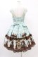 画像2: Angelic Pretty / Chess Chocolate ジャボ付ジャンパースカート Free ミント H-25-07-03-026-AP-OP-NS-ZH (2)