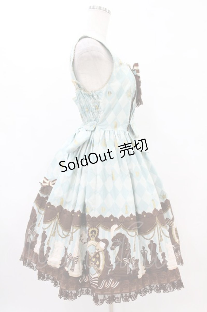 画像3: Angelic Pretty / Chess Chocolate ジャボ付ジャンパースカート Free ミント H-25-07-03-026-AP-OP-NS-ZH (3)
