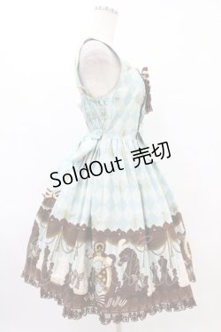 画像3: Angelic Pretty / Chess Chocolate ジャボ付ジャンパースカート Free ミント H-25-07-03-026-AP-OP-NS-ZH