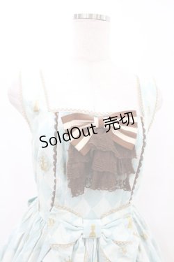 画像4: Angelic Pretty / Chess Chocolate ジャボ付ジャンパースカート Free ミント H-25-07-03-026-AP-OP-NS-ZH