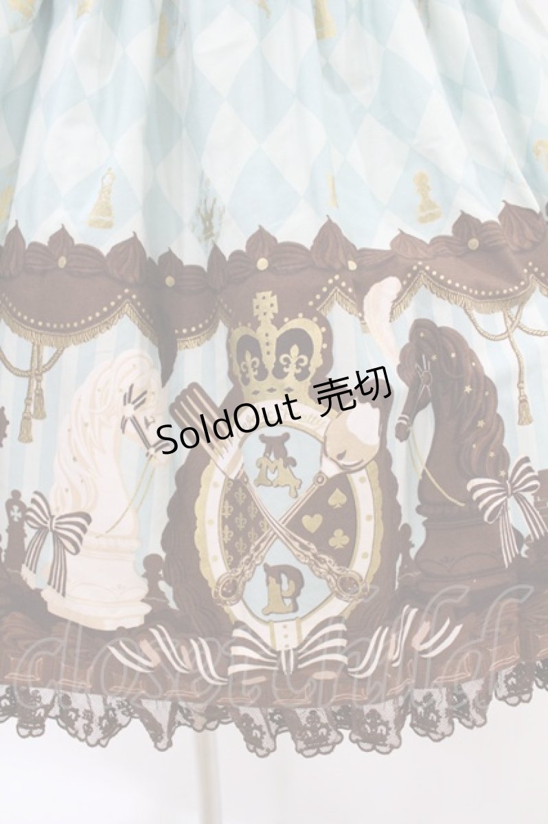 画像5: Angelic Pretty / Chess Chocolate ジャボ付ジャンパースカート Free ミント H-25-07-03-026-AP-OP-NS-ZH (5)
