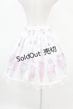 画像2: Angelic Pretty / Decoration Ice Creamスカート Free シロ H-25-07-03-032-AP-SK-NS-ZH