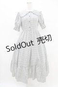 m petit by misako / AM*ギンガムCHKワンピース S グレー H-25-07-03-034-LO-OP-NS-ZH