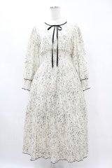 An MILLE / プリーツフラワーワンピース Free OW H-25-07-03-035-EL-OP-NS-ZH