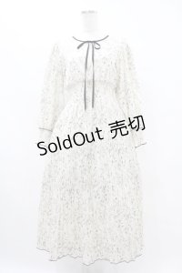 An MILLE / プリーツフラワーワンピース Free OW H-25-07-03-035-EL-OP-NS-ZH