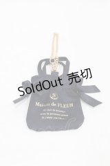 Maison de FLEUR / ミニダブルリボントートバッグチャーム  ブラック H-25-07-03-006-LO-ZA-NS-ZH