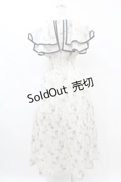 画像2: An MILLE / 花柄ティアードワンピース Free アイボリー H-25-07-03-036-EL-OP-NS-ZH