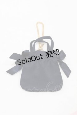 画像2: Maison de FLEUR / ミニダブルリボントートバッグチャーム  ブラック H-25-07-03-006-LO-ZA-NS-ZH