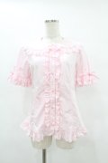 Angelic Pretty / ハートレース半袖ブラウス Free ピンク H-25-07-03-054-AP-BL-NS-ZH