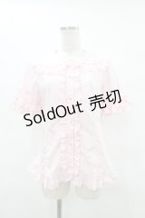 Angelic Pretty / ハートレース半袖ブラウス Free ピンク H-25-07-03-054-AP-BL-NS-ZH