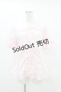 Angelic Pretty / ハートレース半袖ブラウス Free ピンク H-25-07-03-054-AP-BL-NS-ZH