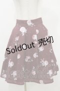 Ank Rouge / ローズドットスカート M ボルドー H-25-07-03-1044-CA-SK-NS-ZH