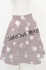 Ank Rouge / ローズドットスカート M ボルドー H-25-07-03-1044-CA-SK-NS-ZH
